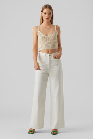 Justine Cropped Top - Birch