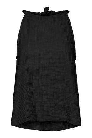 „Natali Halterneck“ viršus - juoda