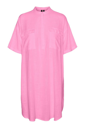 Linijos mini suknelė - bonbonas