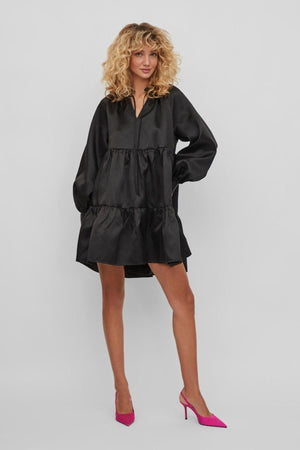 Shina Kort Kjole - Sort