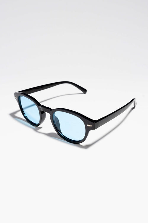 Ziggy Sunglasses - Black/Blue - TeeShoppen Group™ - Accessories - TeeShoppen