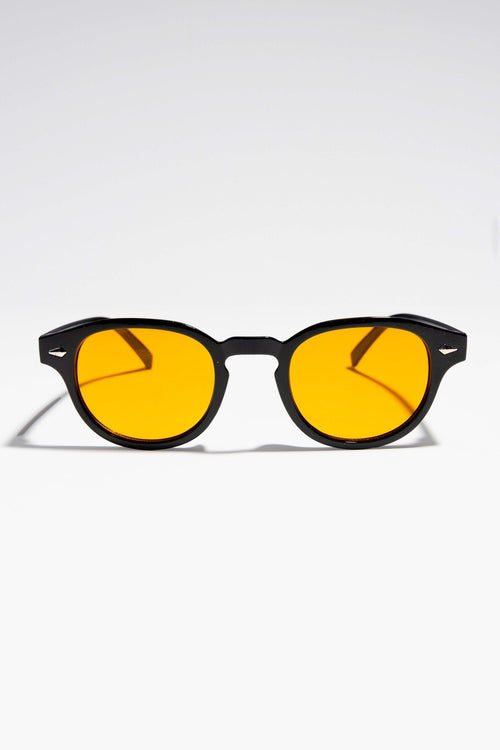 Ziggy Sunglasses - Black/Orange - TeeShoppen Group™ - Accessories - TeeShoppen