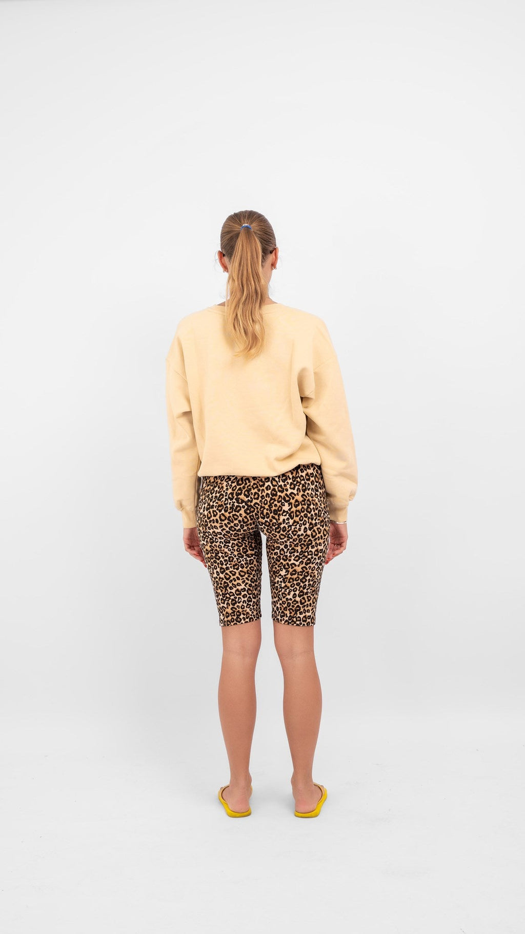 Alma ciklas Shorts - leopardas