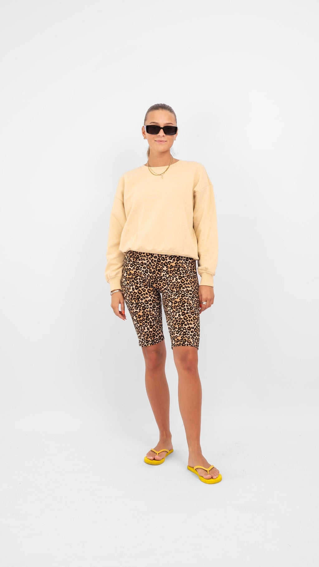 Alma Cycle Shorts - Leopard