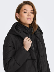 Amy Long Puffer Coat - juodas