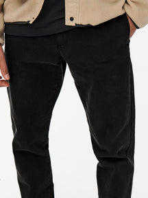 Avi Beam Chino Twill Pants - Black