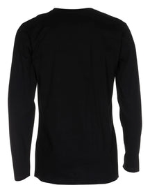 Basic Marškinėliai ilgomis rankovėmis - juodi