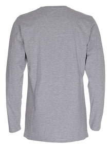 Basic Marškinėliai ilgomis rankovėmis-pilka