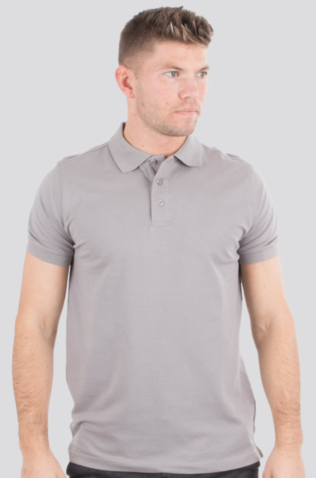 Basic Polo marškinėliai - pilki