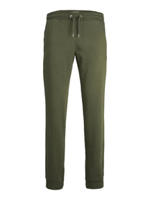 Basic Prakaito kelnės - tamsiai žalios spalvos