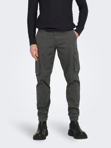 Cam Stage Cargo Pants - Pilkas segtukas