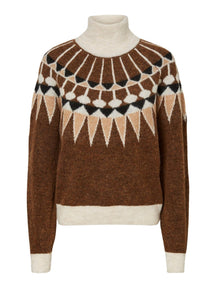 Celeste Fairisle Sweater - Brown