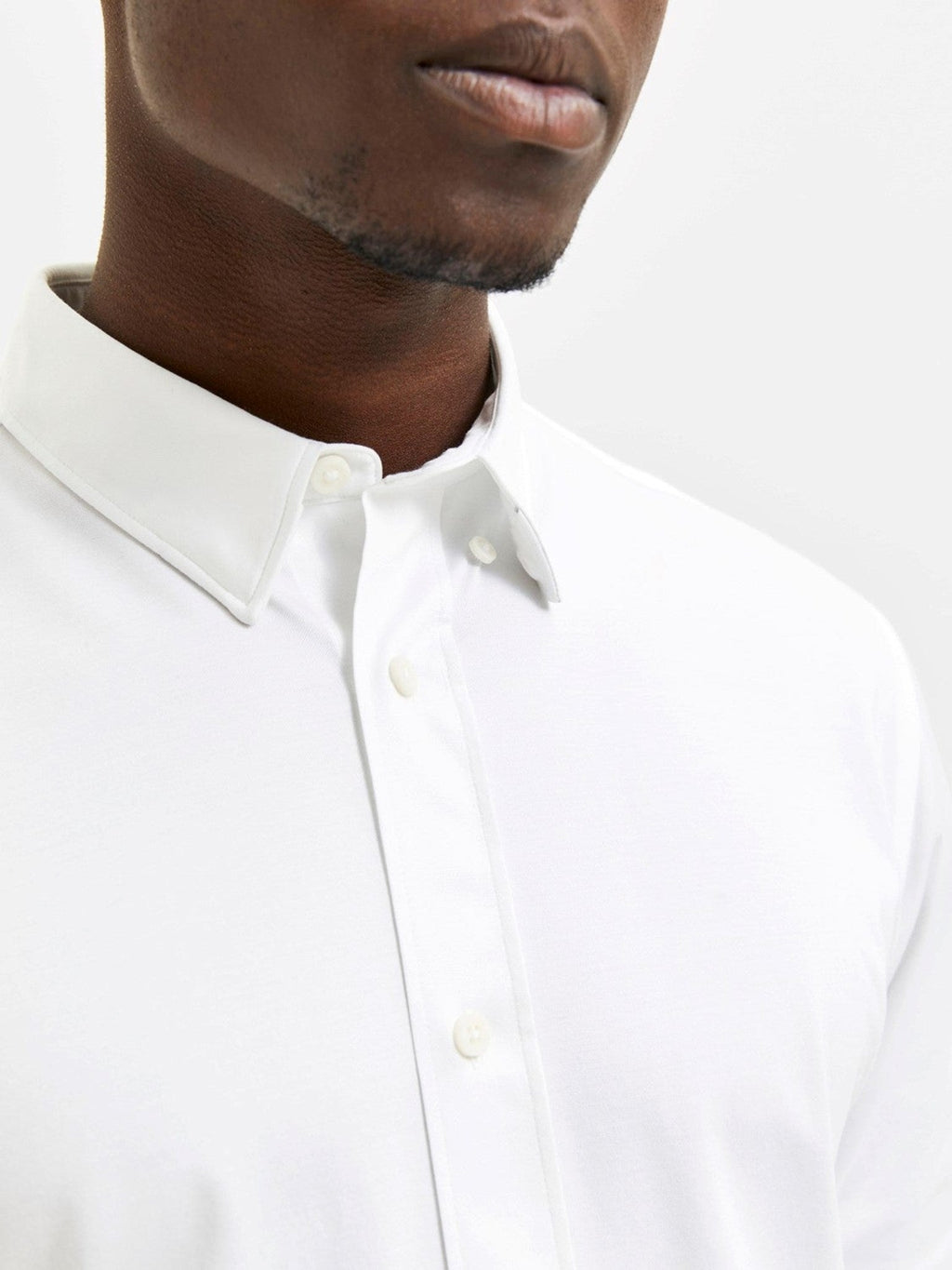 „Charles Slim“ marškinėliai - balti