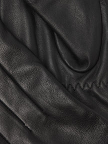 Klasikinės odinės pirštinės - juodos