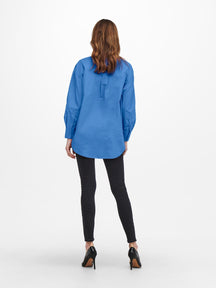 „Corina Looks“ marškinėliai - tamsiai mėlyna