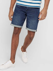 Denim Shorts - Blue Denim