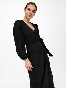 Dion Wrap Dress - Black