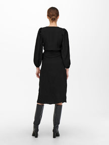 Dion Wrap Dress - Black