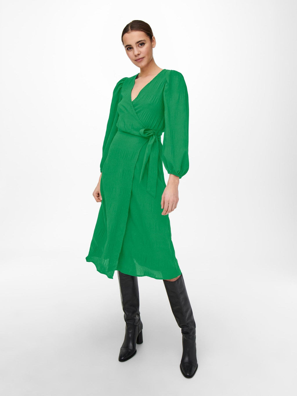 Dion Wrap Dress - Green