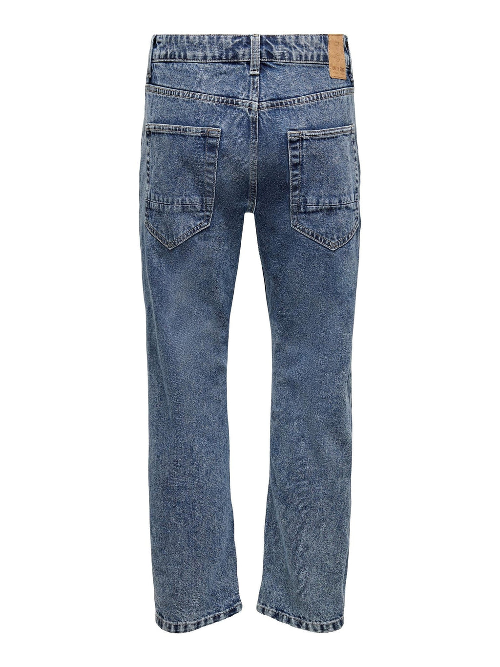 Edge Loose Jeans - Blue Denim