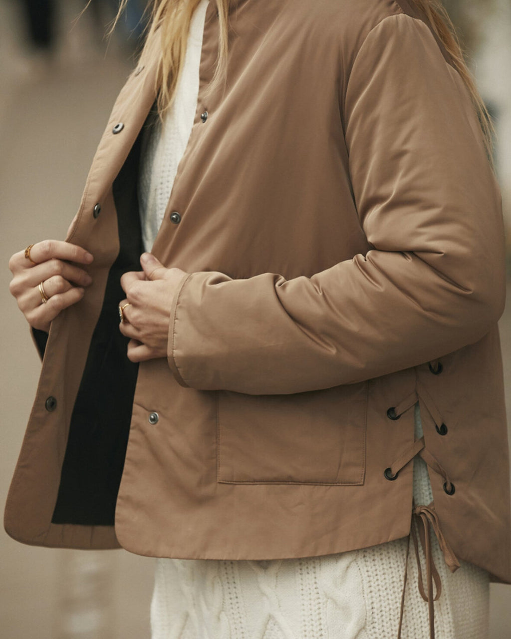 Eia Short Jacket - Sand