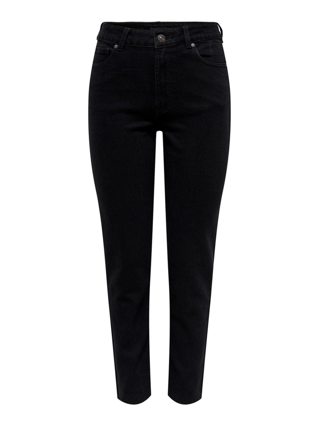 Emily High Waist Jeans - Black Denim