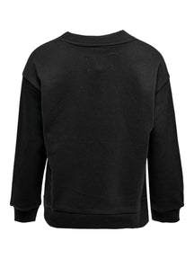 Kiekvienas gyvenimas O -kaklo megztinis - juodas