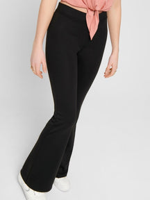 Fever Flared Pants - Black (with width)