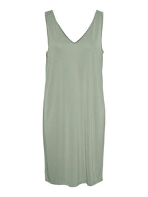 Filli V-Neck Dress - Desert Sage