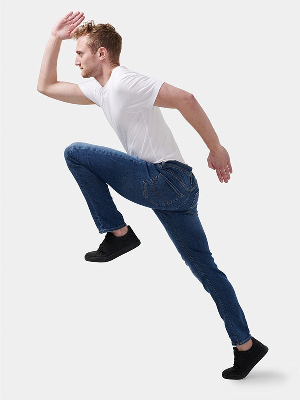 „Glenn Stretch“ džinsai - džinsinis mėlynas (plonas tinkamas)