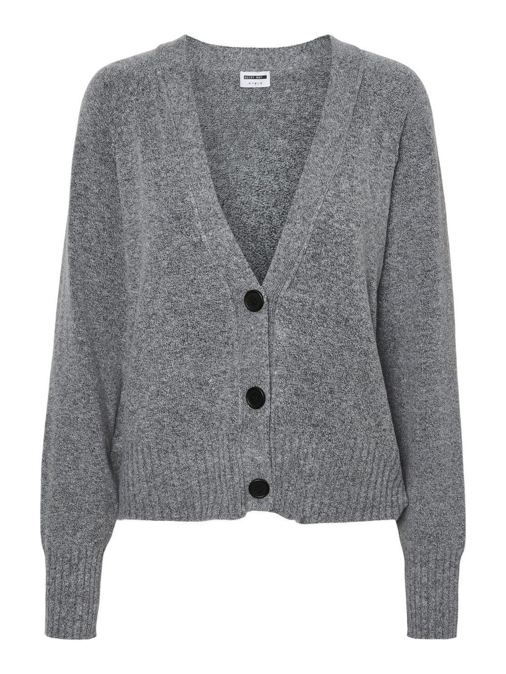 Ian Long Sleeve Cardigan - Medium Gray