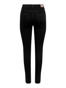 Ikoniški aukštaūgių džinsai - juodi