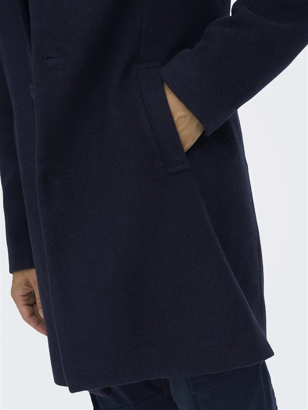 Jaylon Wool Jacket - Dark Navy