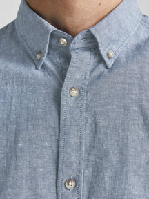 JJ vasaros marškinėliai - išblukęs džinsinis audinys