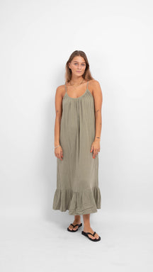 Lelou Slip dress - Sea Spray