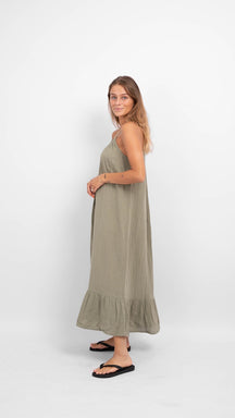 Lelou Slip dress - Sea Spray