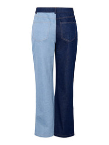 Lena Straight Denim Bukser - Light Blue Denim