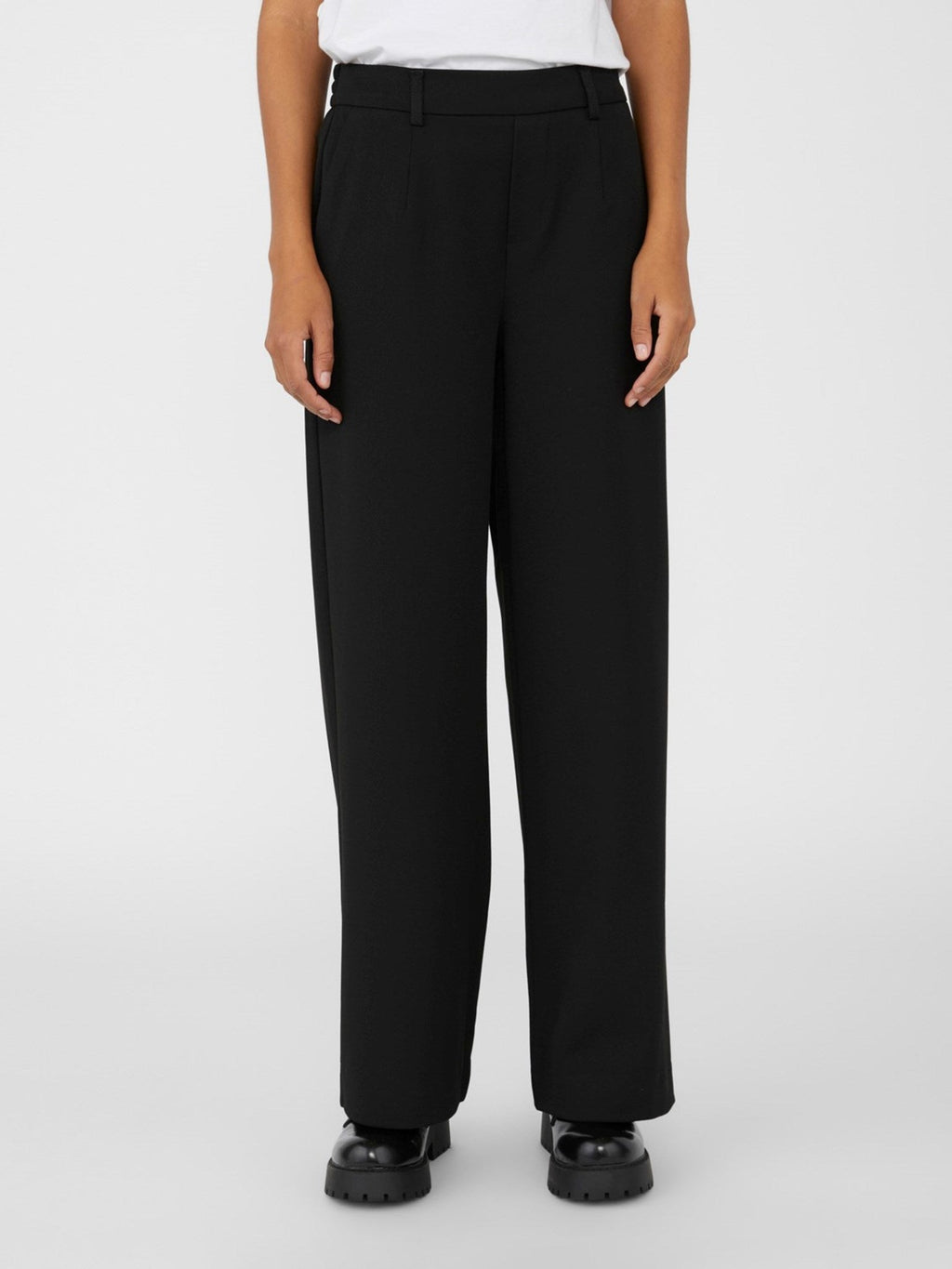 Liza platus Pants - juoda