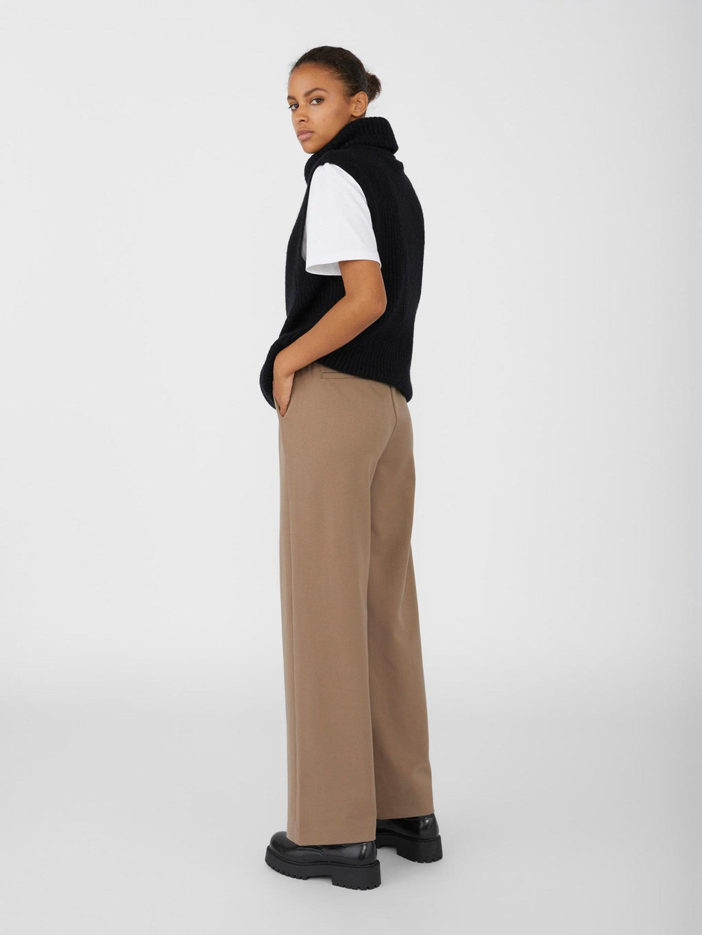 Liza platus Pants - Ruda