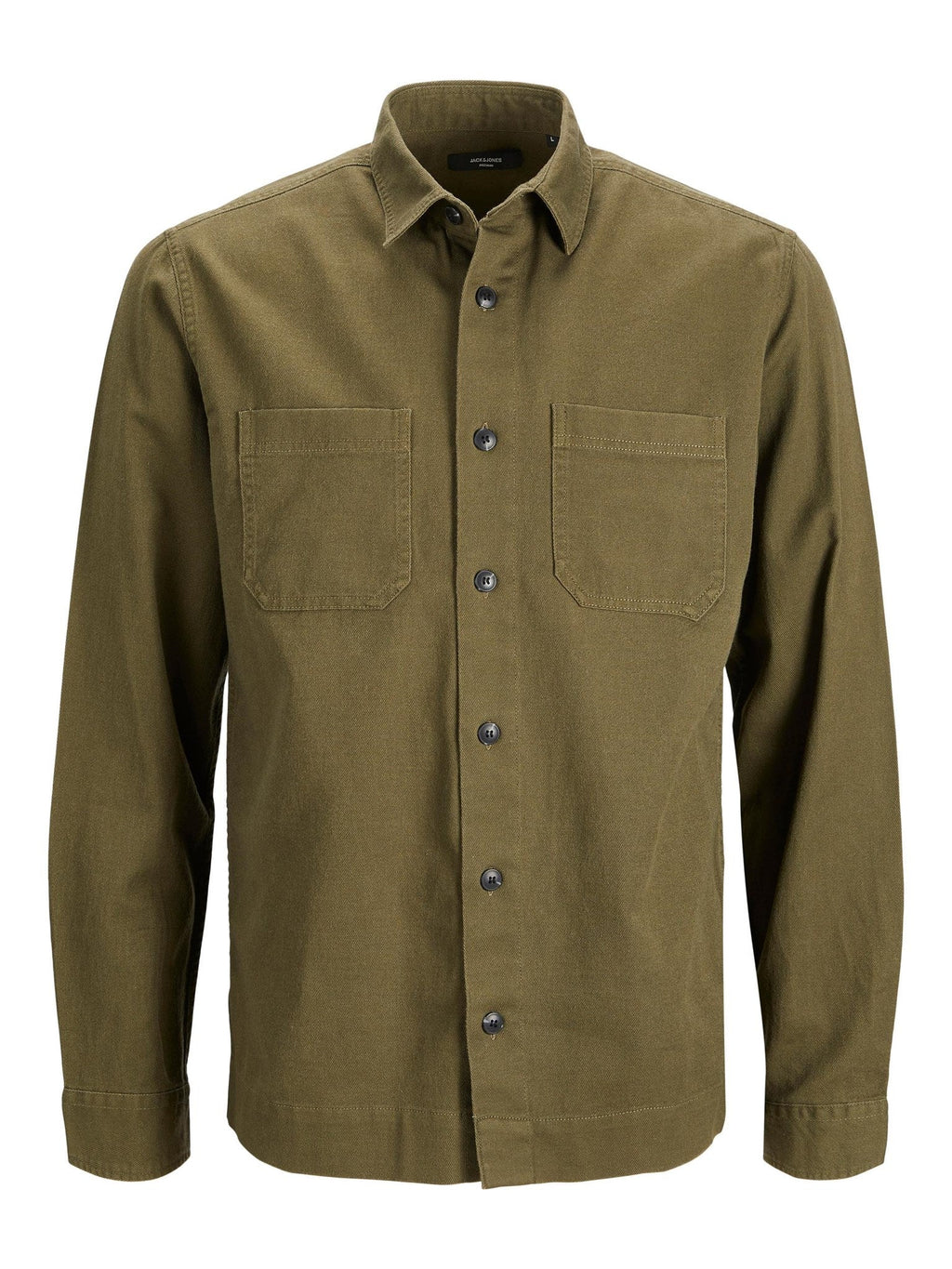 Logan Linen Shirt - Olive Night