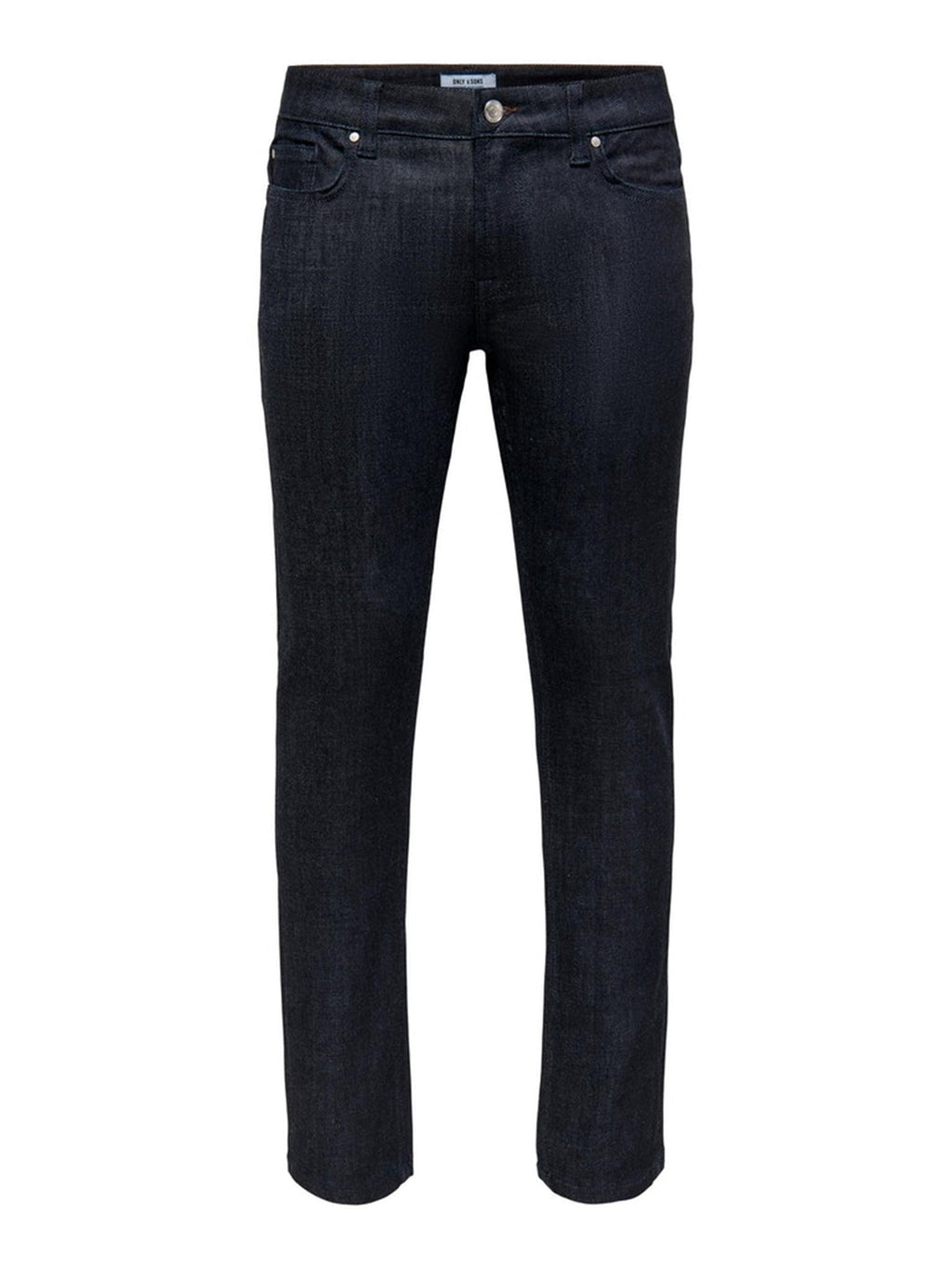 Loom Slim Raw Jeans - mėlynas džinsinis audinys