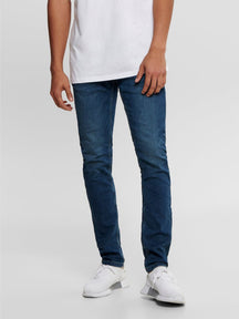 Loom Stretch Jeans - Blue denim