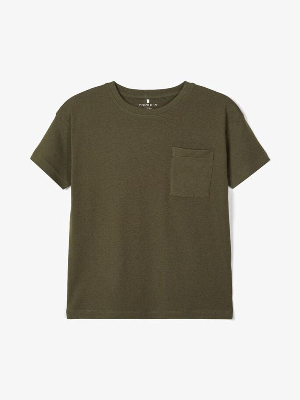 „Loos Fit“ marškinėliai - tamsiai žalia