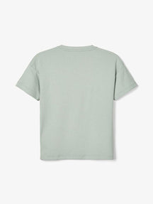 „Loos Fit“ marškinėliai - šviesiai žalia