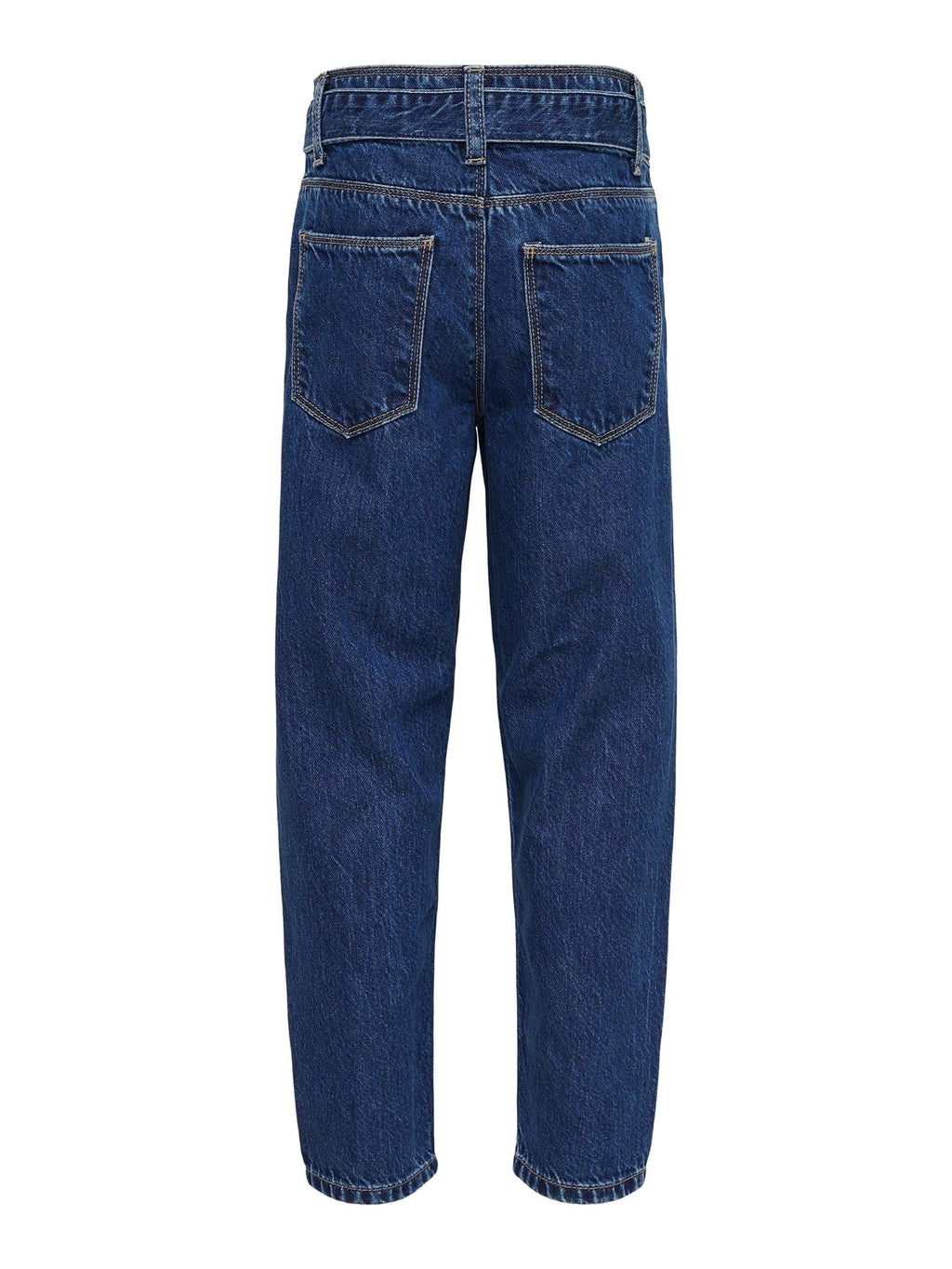 „Lu Reg Carrot Jeans“ - lengvas vidutinio mėlynos spalvos džinsinis audinys