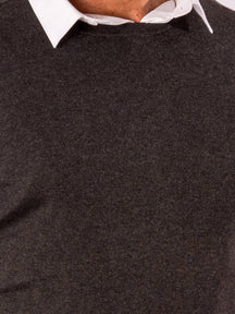 Lucas Knit o kaklas - tamsiai pilka