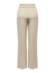 Lucy-Laura Wide Pants - Oxford Tan