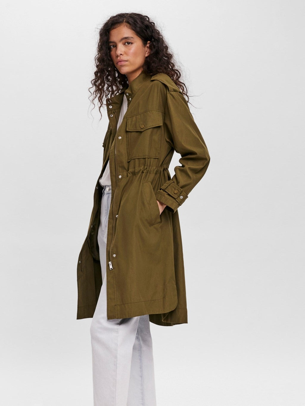 Luxa Coat - Dark Olive