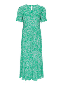 Malle Midi suknelė - gėlių žalia