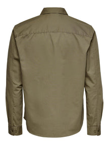 Matti Twill Overshirt - Green